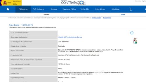 imagen principal Abierto el plazo de presentación de ofertas para la actuación B7.2 Vista Alegre